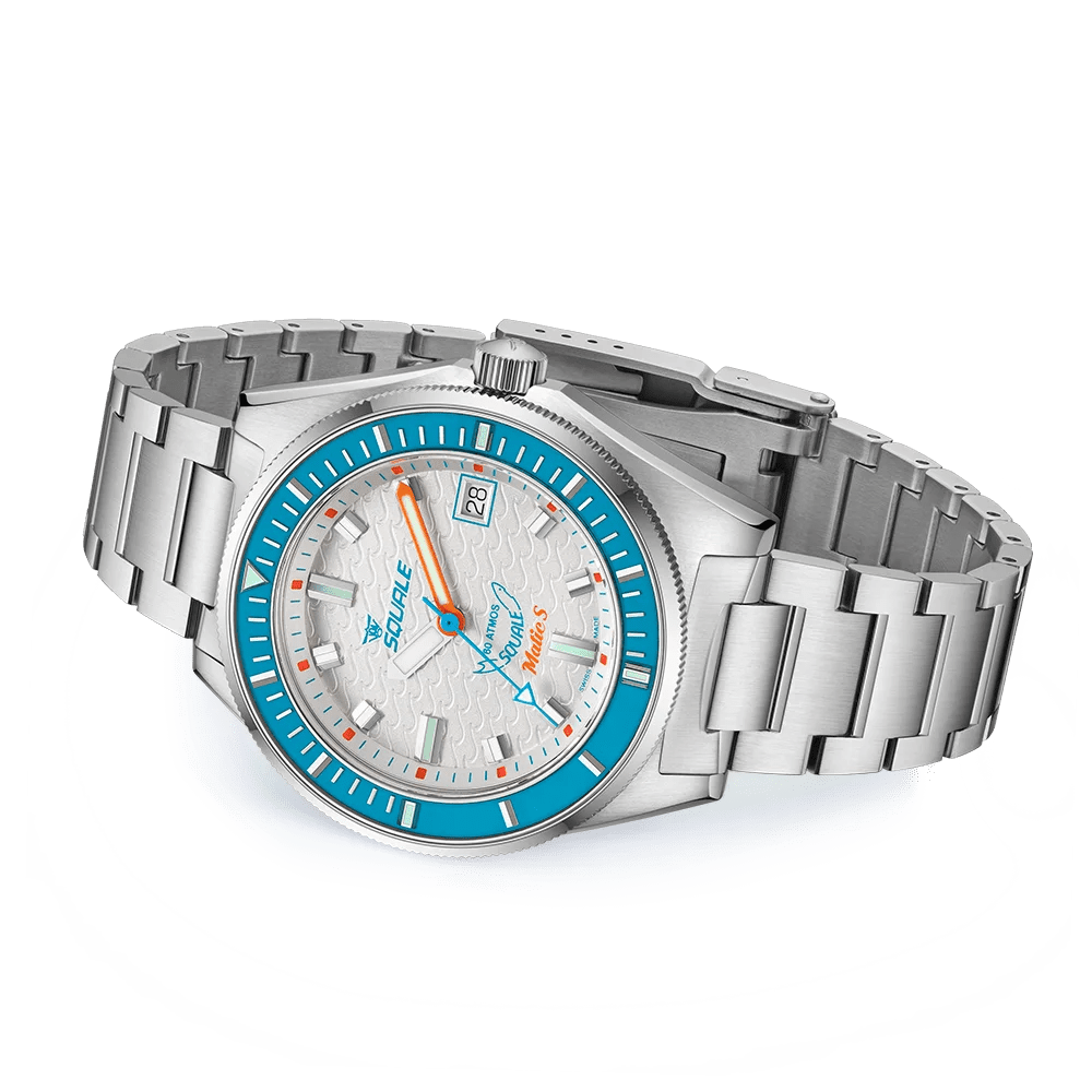SQUALE SEA MATIC - S WHITE BRACELET DATE watch