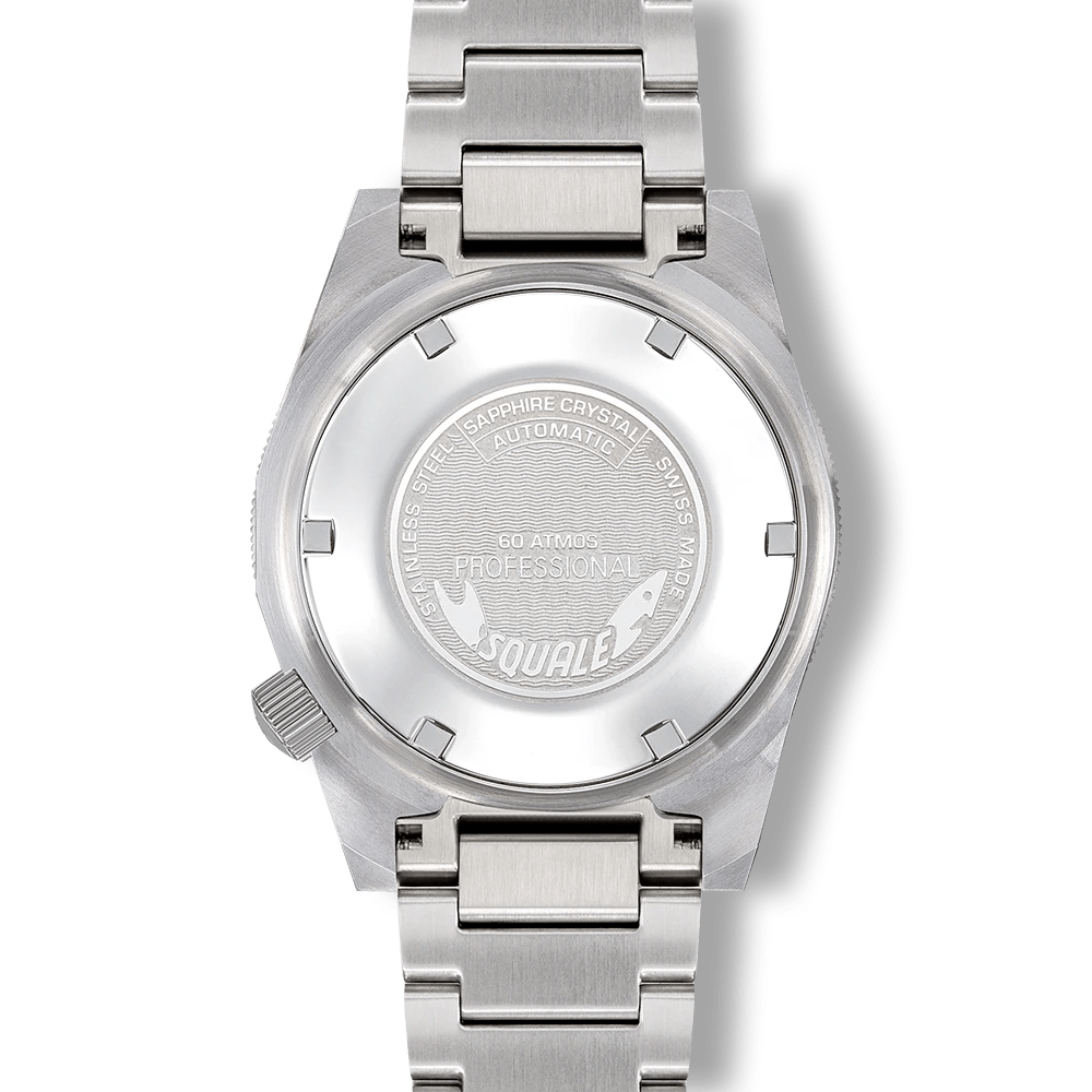 SQUALE SEA MATIC SATIN ORANGE BRACELET DATE - WATCHH