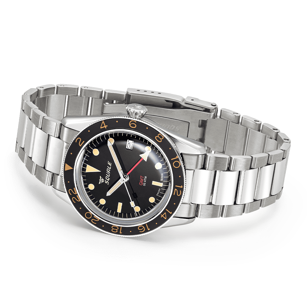 SQUALE SEA SUB - 39 GMT VINTAGE BRACELET DATE - WATCHH