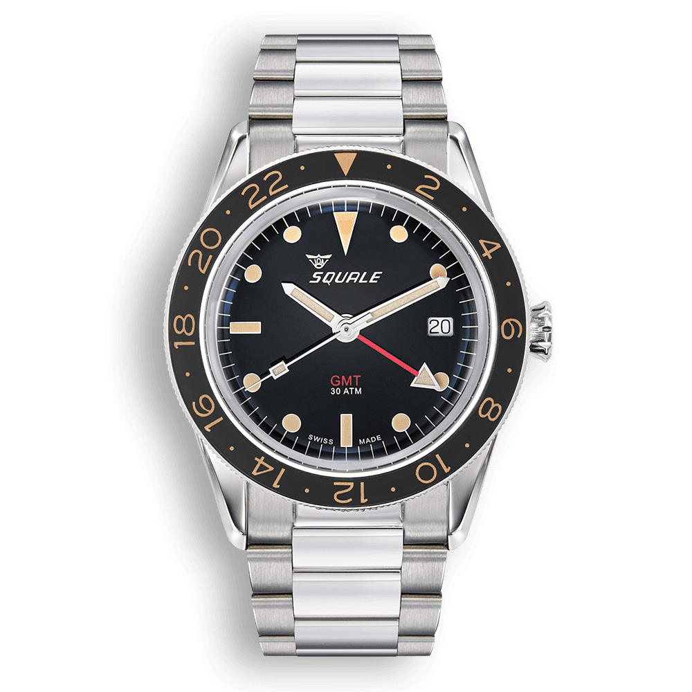 SQUALE SEA SUB - 39 GMT VINTAGE BRACELET DATE - WATCHH