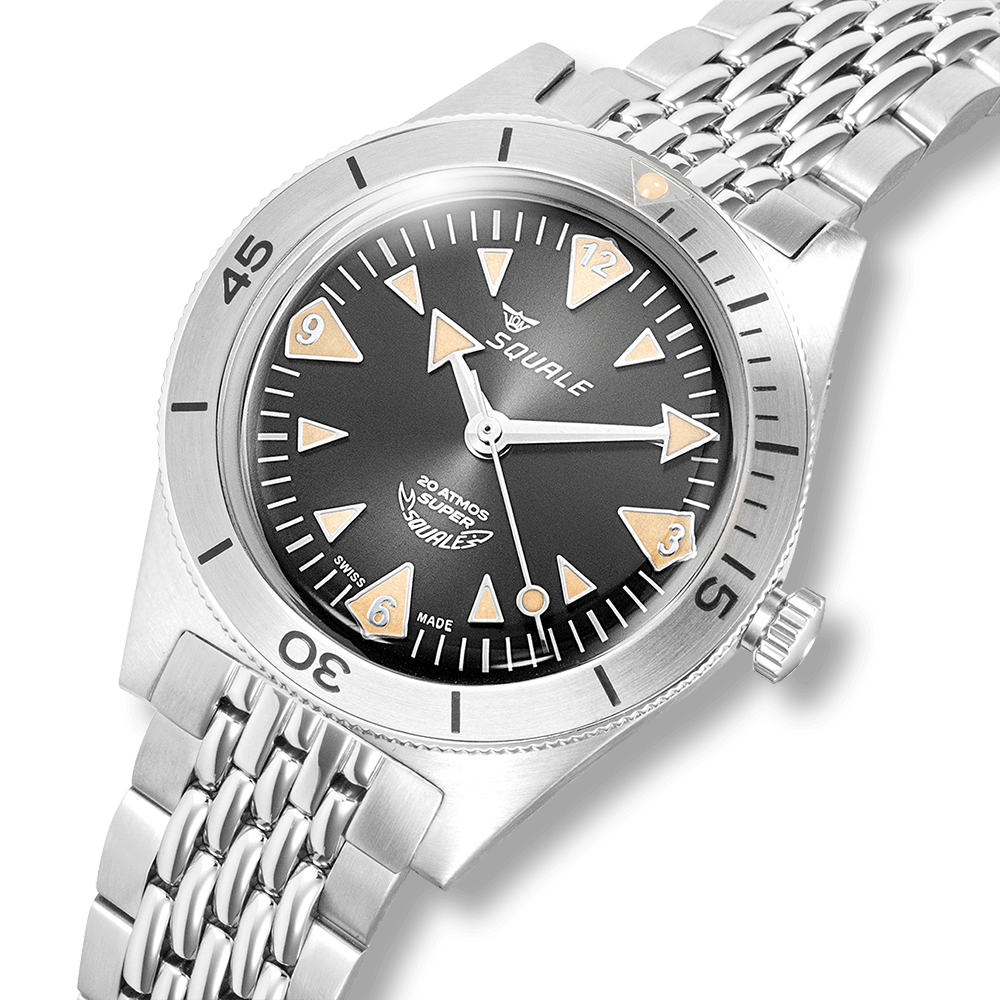 SQUALE SUPER - SQUALE BIG ARROWS BLACK BRACELET - WATCHH