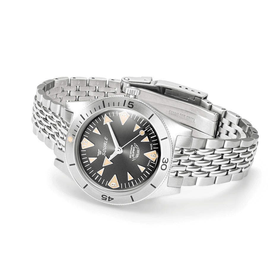 SQUALE SUPER - SQUALE BIG ARROWS BLACK BRACELET - WATCHH