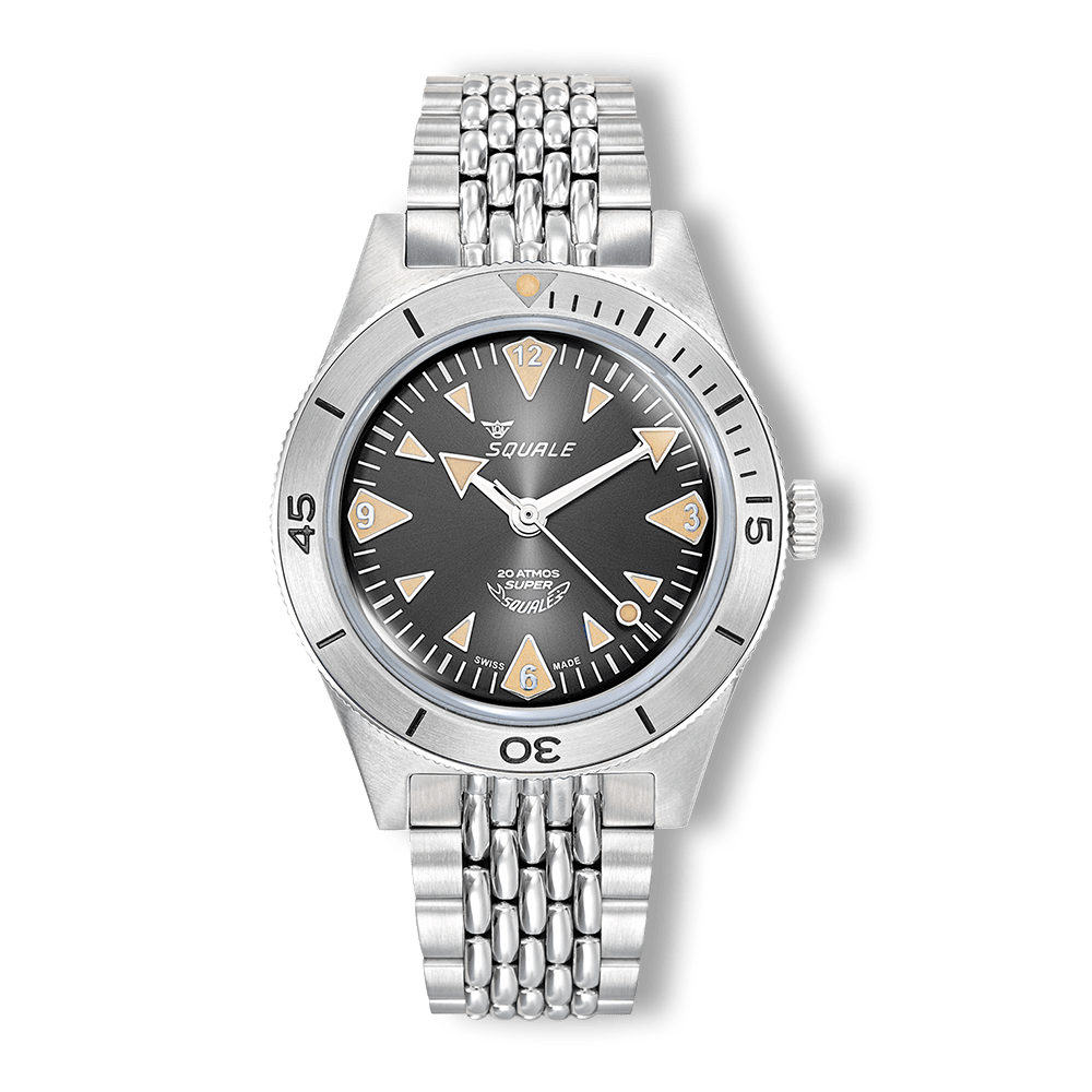 SQUALE SUPER - SQUALE BIG ARROWS BLACK BRACELET - WATCHH