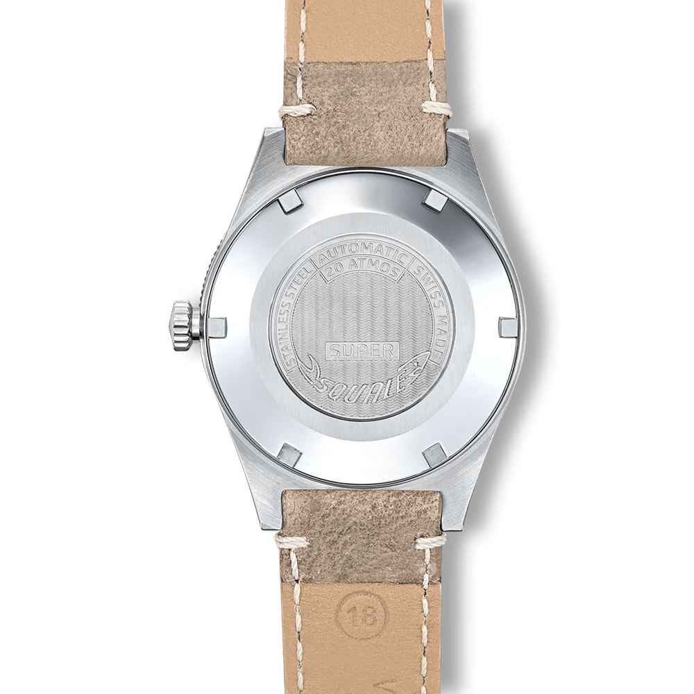 SQUALE SUPER - SQUALE BIG ARROWS GREEN LEATHER - WATCHH