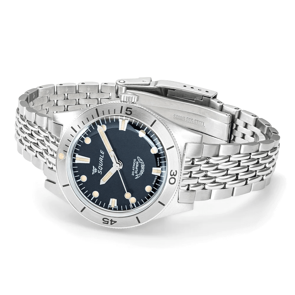 SQUALE SUPER - SQUALE SUNRAY BLACK BRACELET - WATCHH