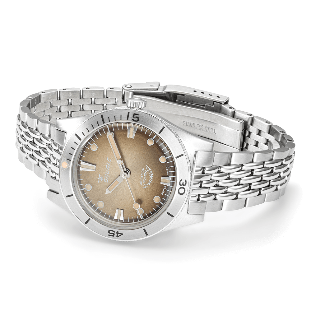 SQUALE SUPER - SQUALE SUNRAY BROWN BRACELET - WATCHH