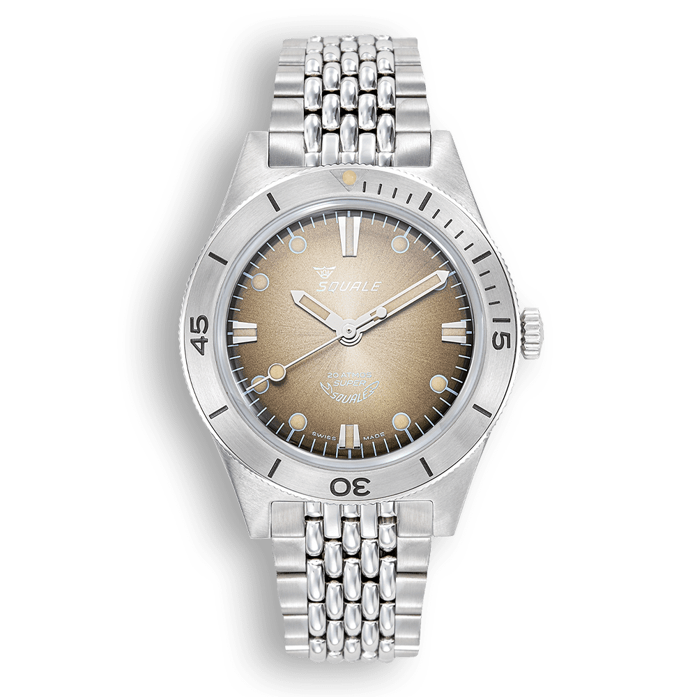 SQUALE SUPER - SQUALE SUNRAY BROWN BRACELET - WATCHH