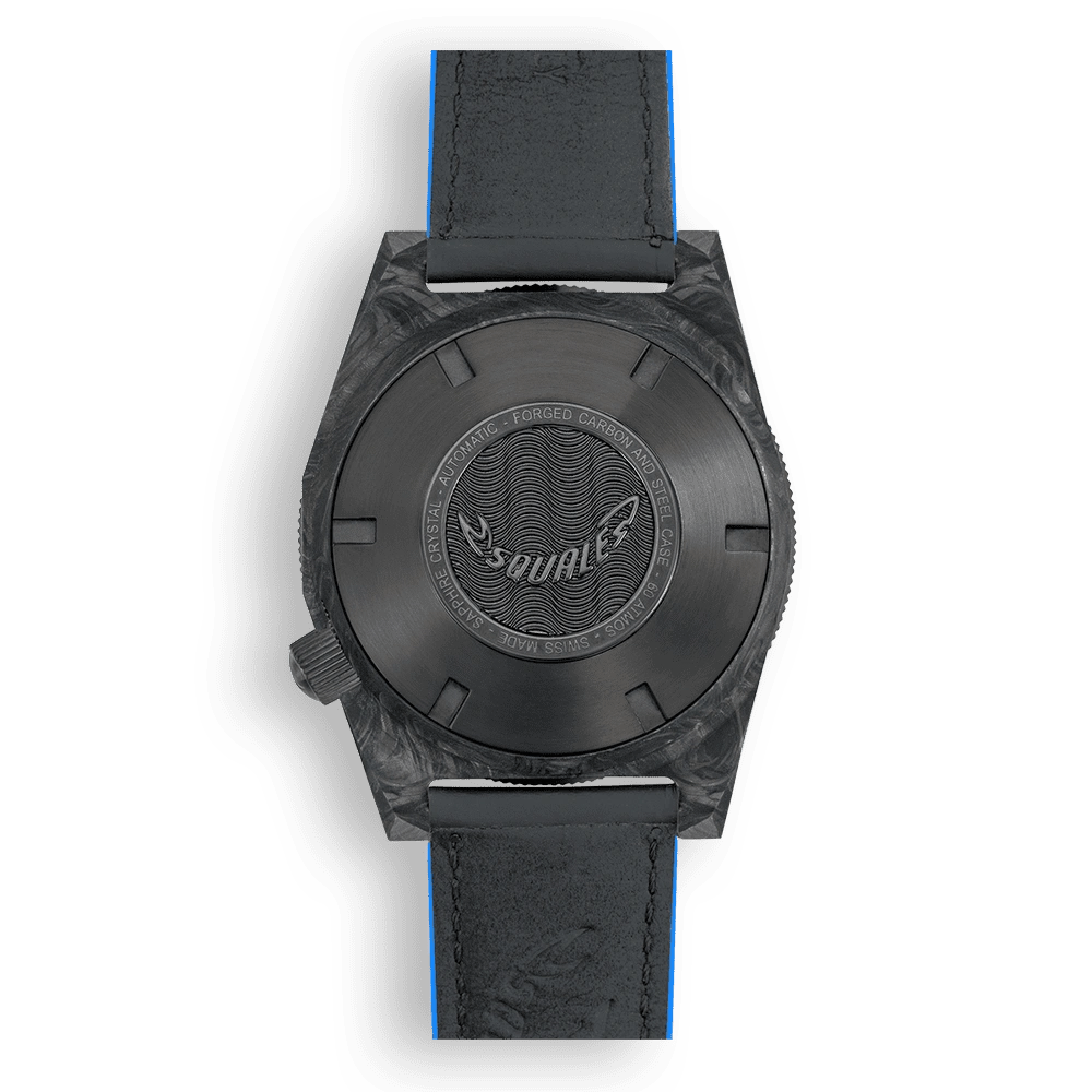 SQUALE T - 183 FORGED CARBON BLUE DATE - WATCHH