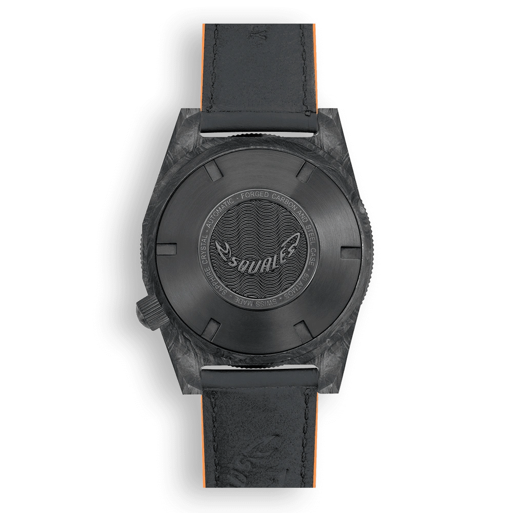 SQUALE T - 183 FORGED CARBON ORANGE DATE - WATCHH