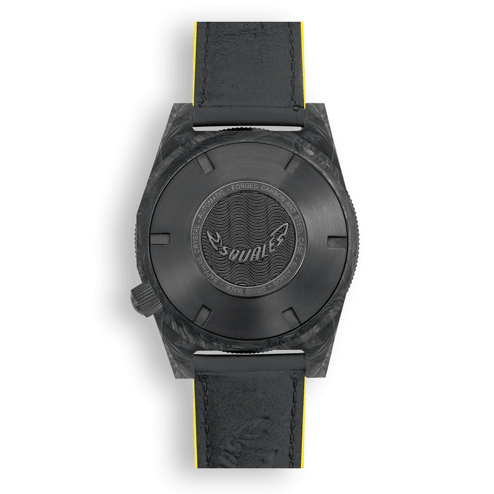 SQUALE T - 183 FORGED CARBON YELLOW DATE - WATCHH