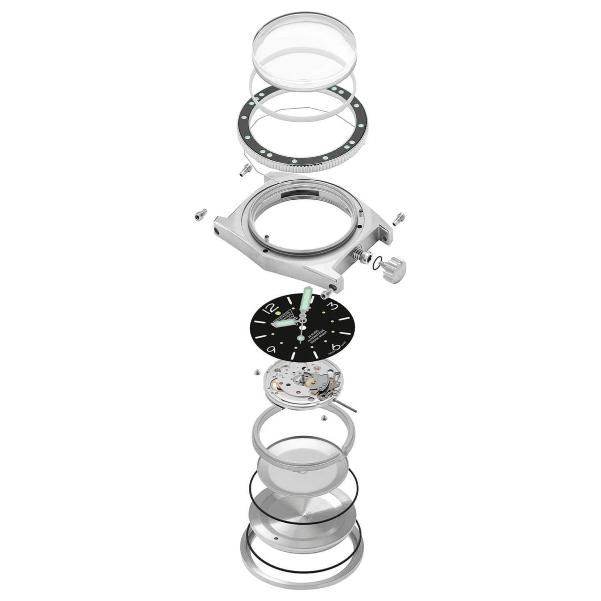 ZRC HERITAGE RÉÉDITION BLACK BRACELET - WATCHH