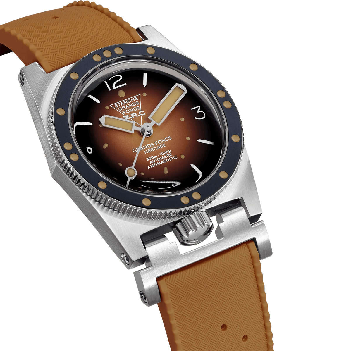 ZRC HERITAGE SMOKE BLACK RUBBER - WATCHH