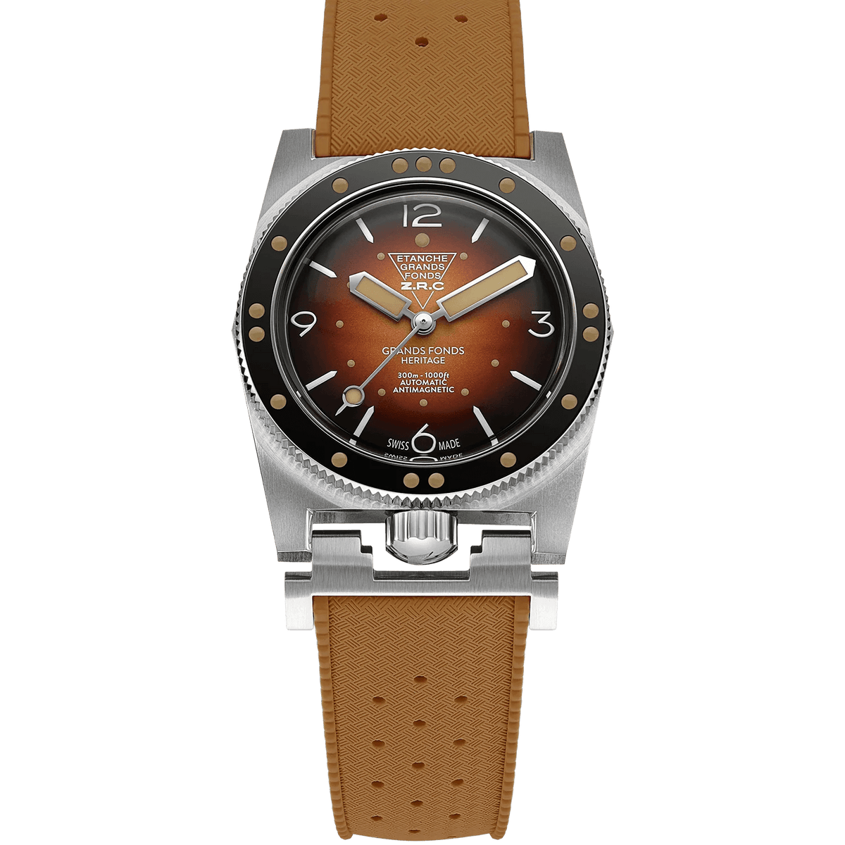 ZRC HERITAGE SMOKE BLACK RUBBER - WATCHH
