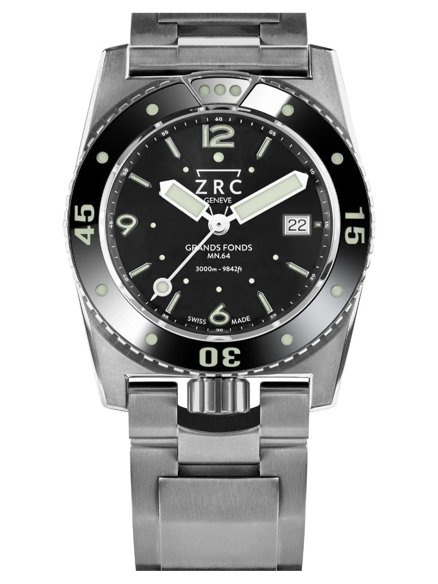 ZRC MN64 3000 FULL TITANE BRACELET - NEW GRADE 5 TITANIUM watch