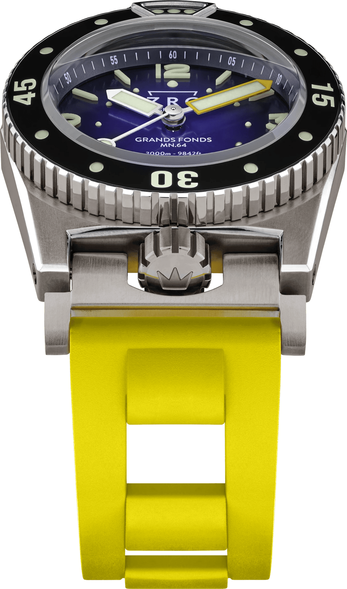 ZRC MN64 3000 FULL TITANE RUBBER - NEW GRADE 5 TITANIUM watch