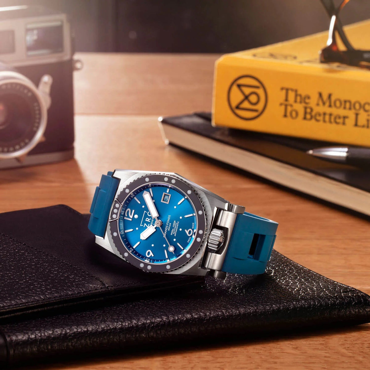 ZRC MN64 OSMIUM BLUE RUBBER DATE - WATCHH