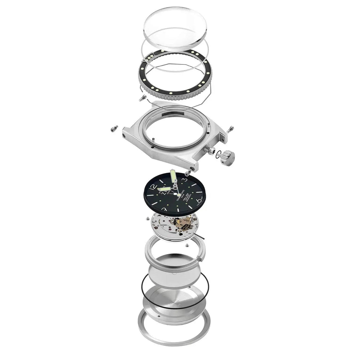 ZRC MN64 RÉÉDITION BLACK BRACELET - WATCHH