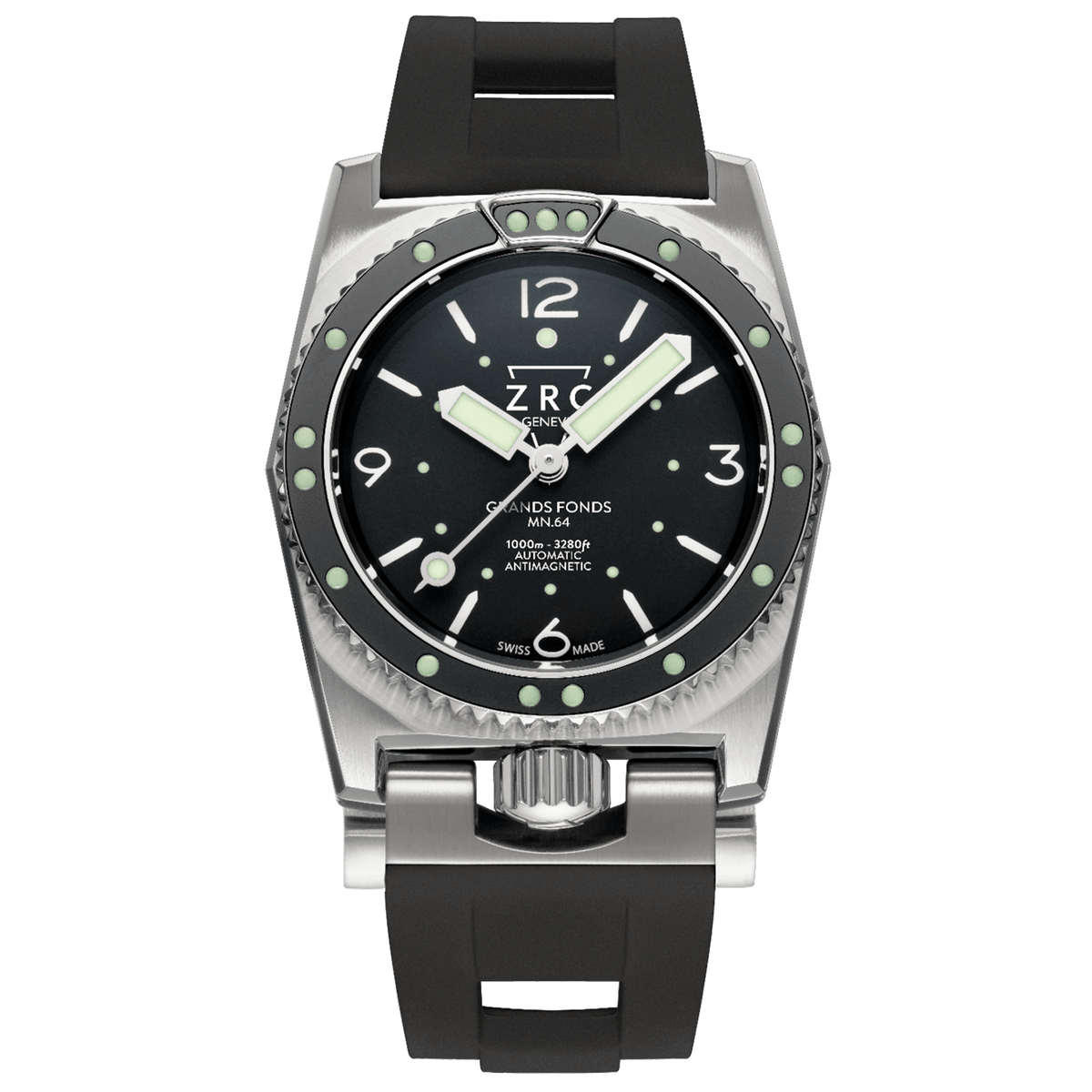 ZRC MN64 RÉÉDITION BLACK RUBBER - WATCHH
