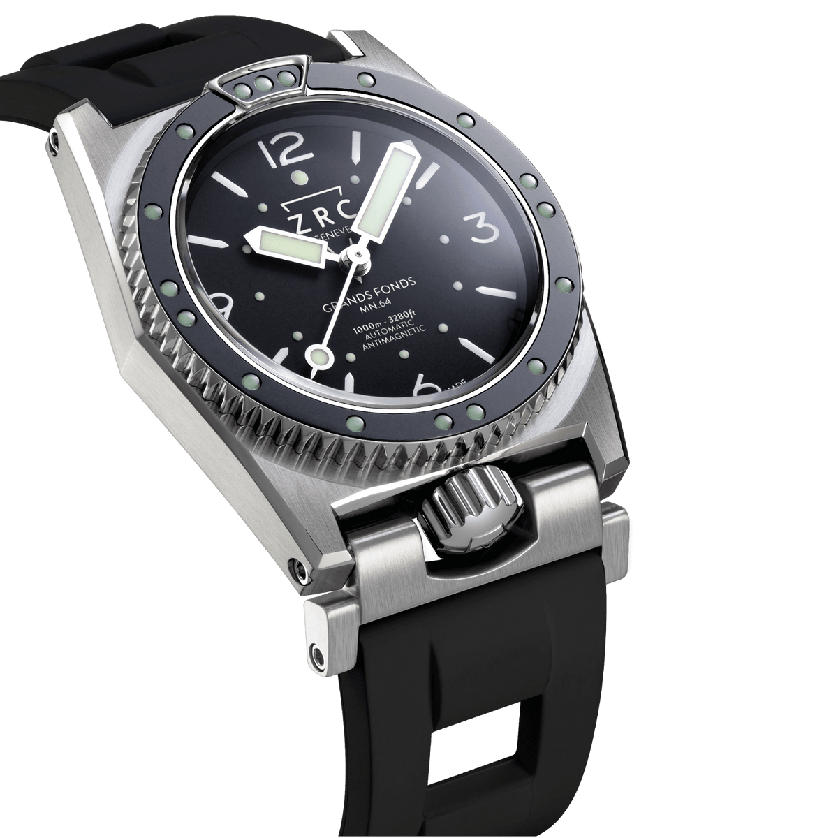 ZRC MN64 RÉÉDITION BLACK RUBBER - WATCHH