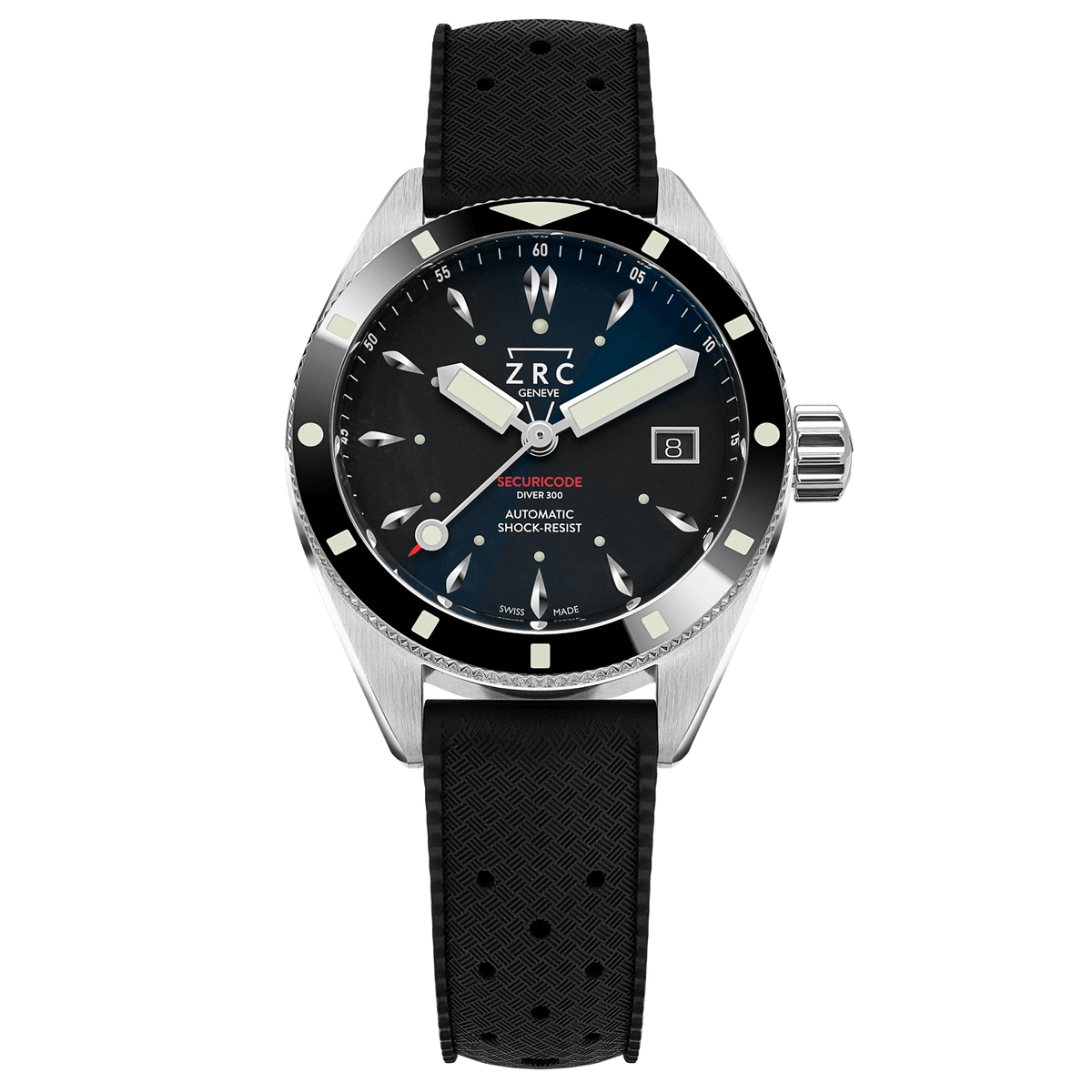 ZRC SECURICODE DIVER300 RUBBER DATE - WATCHH
